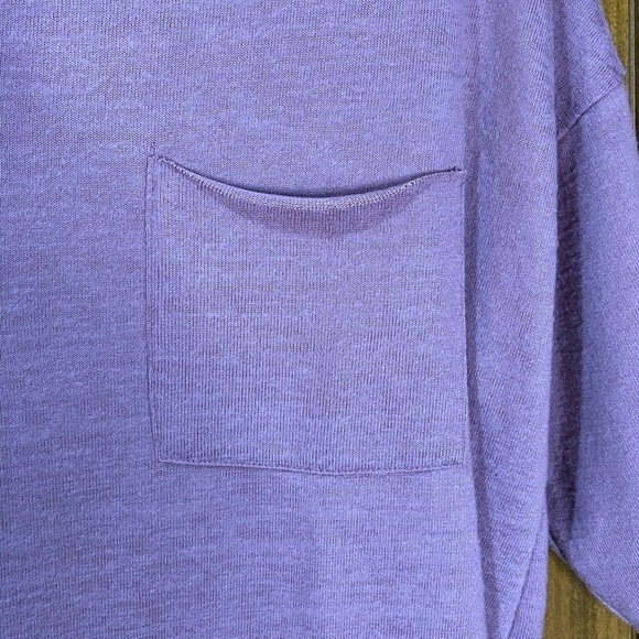 Altar'd State: Oversized Roca Front Pocket‎ Short Sleeve Pink Tee T-Shirt Top - Picture 6 of 8